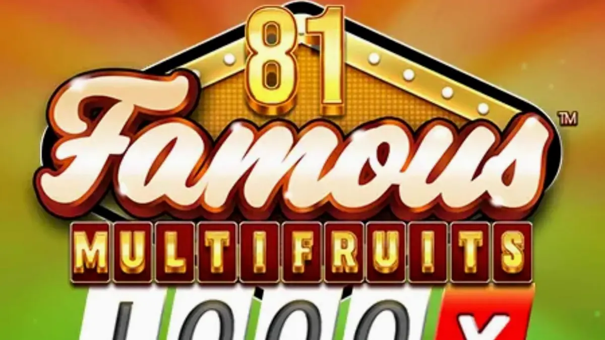 81 Famous Multifruits 1000 স্লট গেমের ইন্টারফেস